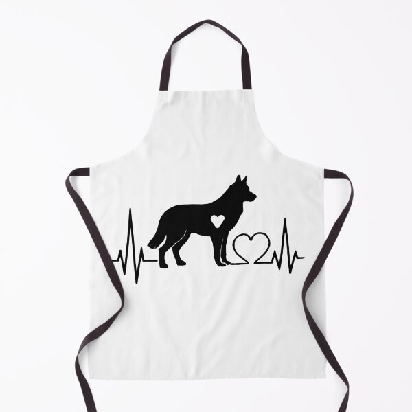 Item preview, Saarlooswolfhond EKG Line Minimalist Silhouette – Dog Lover Design designed and sold by GoodyPaws.