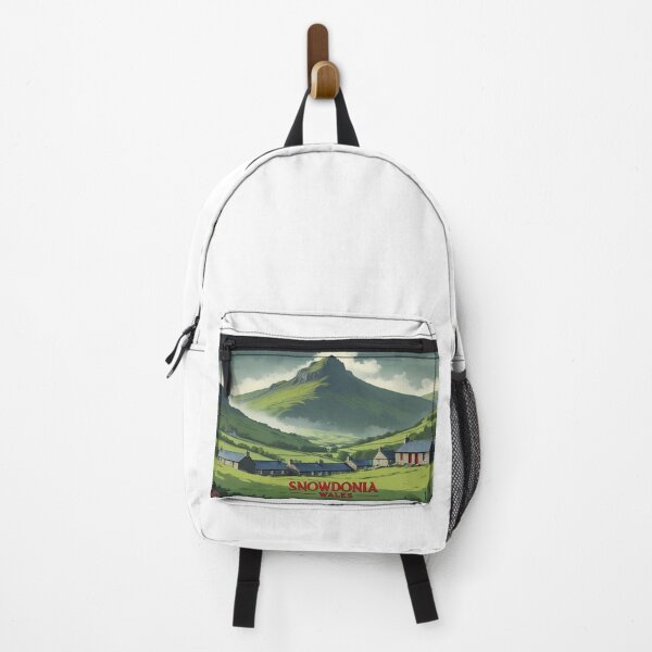 Item preview, Snowdonia National Park Poster - Wales Retro Print designed and sold by StormArte.