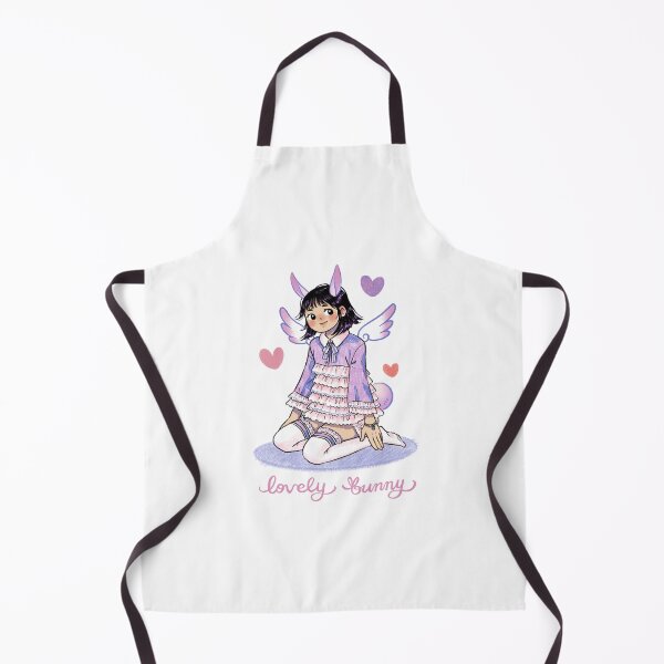 Aperçu de l'œuvre Lovely Bunny a des oreilles de lapin, des ailes d'ange et un cœur doux. créée et vendue par strawbunnylychee.