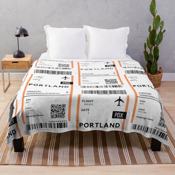 Item preview, Portland, Oregon Airplane Boarding pass designed and sold by RoamInk.