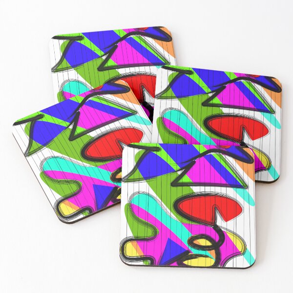 Item preview, Duality Pop – Two Neon Faces in Graffiti Form designed and sold by hello_mojiji.