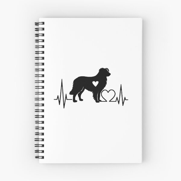 Item preview, Australian Shepherd EKG Line Minimalist Silhouette – Dog Lover Design designed and sold by GoodyPaws.