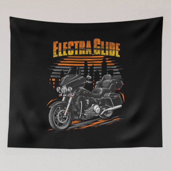 Item preview, Motorcycle Ultra Limited FLHTK 2021-2023 (Vivid Black - Chrome Finish) for Motorcycle Riders designed and sold by MotoApparelHub.