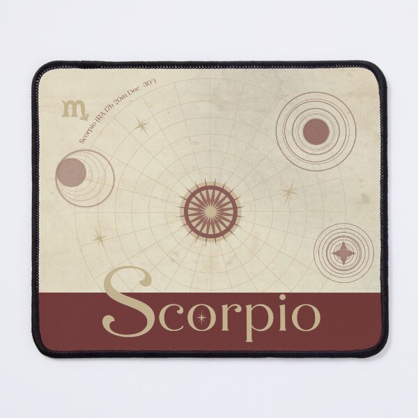 Item preview, Scorpio Zodiac Mouse Pad designed and sold by Fen & Feathers.