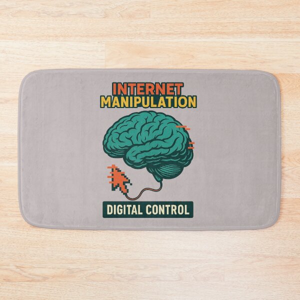 Item preview, Internet Manipulation – Glitch Brain, Digital Control, Dystopian Tech Art designed and sold by niksy.