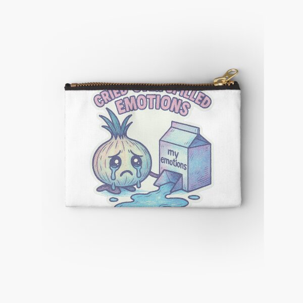 Item preview, Spilled Emotions – Onion Breakdown Sticker designed and sold by Imaginarium of Chaos falcon88 .
