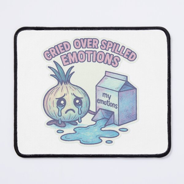Item preview, Spilled Emotions – Onion Breakdown Sticker designed and sold by Imaginarium of Chaos falcon88 .