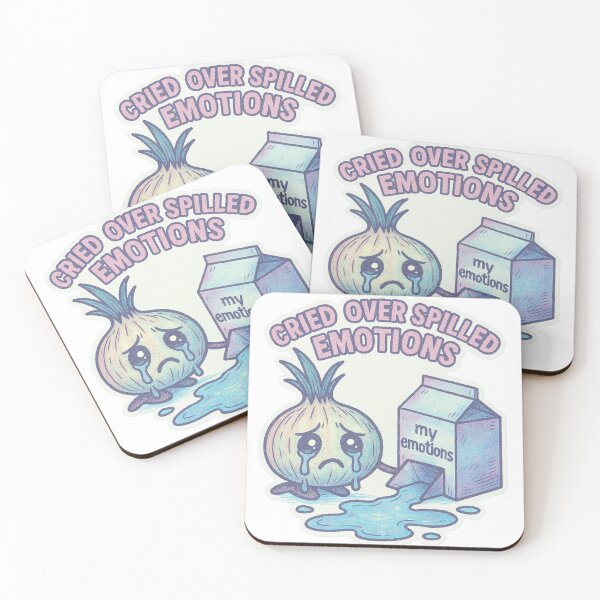 Item preview, Spilled Emotions – Onion Breakdown Sticker designed and sold by Imaginarium of Chaos falcon88 .
