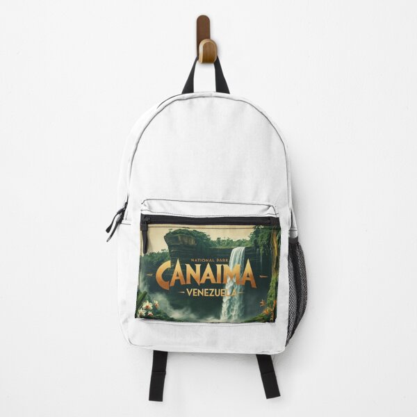 Item preview, Canaima Venezuela retro design with waterfall and tepuis designed and sold by StormArte.