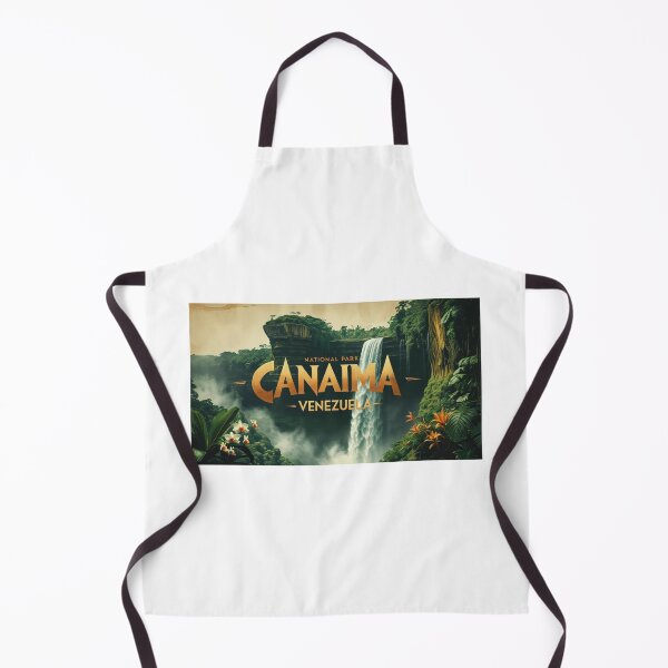 Item preview, Canaima Venezuela retro design with waterfall and tepuis designed and sold by StormArte.