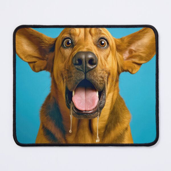 Item preview, Drooling Bloodhound With a Surprised Expression designed and sold by Maria Dryfhout.