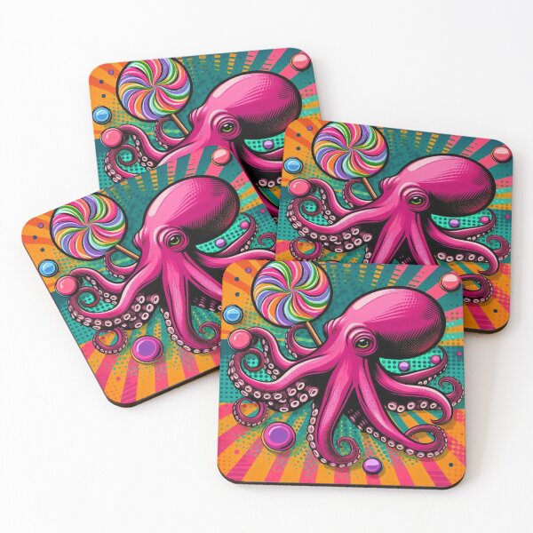 Item preview, Colorful cute octopus  designed and sold by Dogandesighn.
