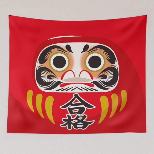 Item preview, Daruma doll (traditional Japanese good luck charm) designed and sold by OEKAKIYASAN.