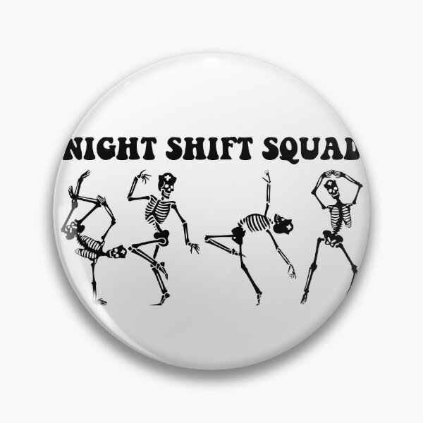 Item preview, Night Shift Squad designed and sold by FloraliteCo.