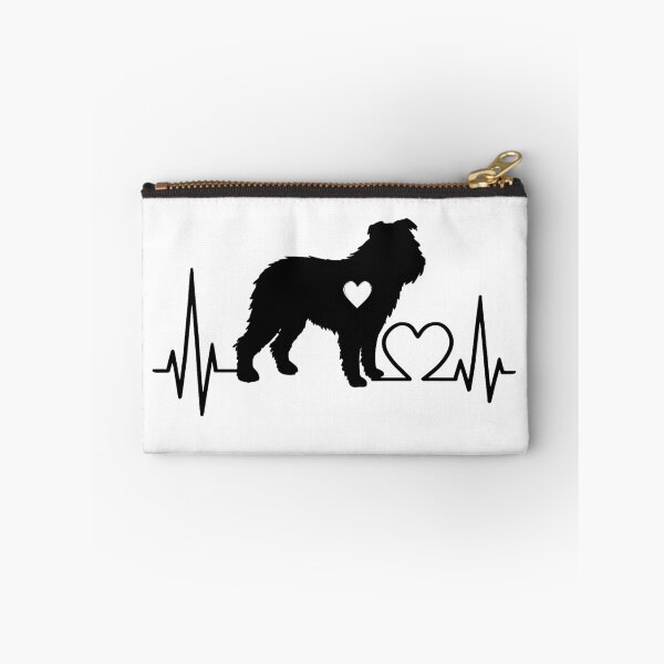 Item preview, Bouvier des Ardennes EKG Line Minimalist Silhouette – Dog Lover Design designed and sold by GoodyPaws.