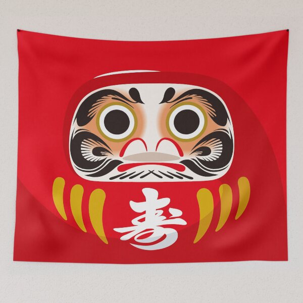 Item preview, Daruma doll (traditional Japanese good luck charm) designed and sold by OEKAKIYASAN.