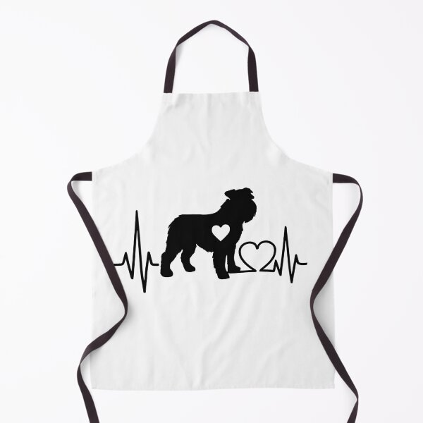 Item preview, Bouvier des Flandres EKG Line Minimalist Silhouette – Dog Lover Design designed and sold by GoodyPaws.