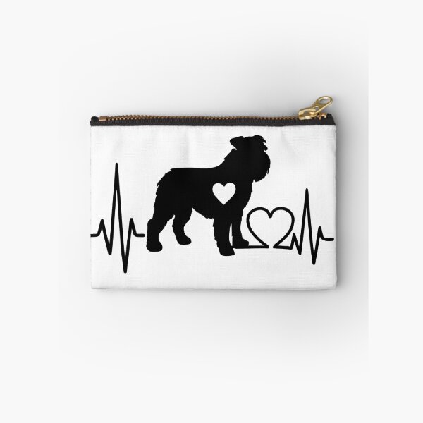 Item preview, Bouvier des Flandres EKG Line Minimalist Silhouette – Dog Lover Design designed and sold by GoodyPaws.