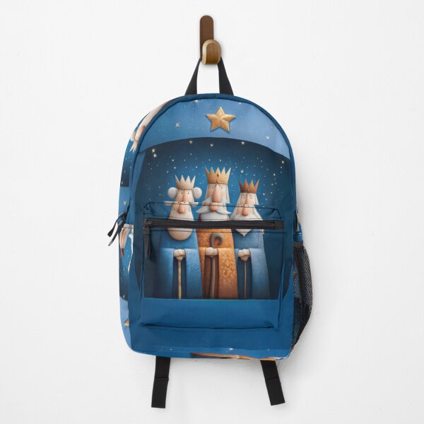 Item preview, Whimsical Three Wise Men beneath a starry sky designed and sold by AngelottiCR.