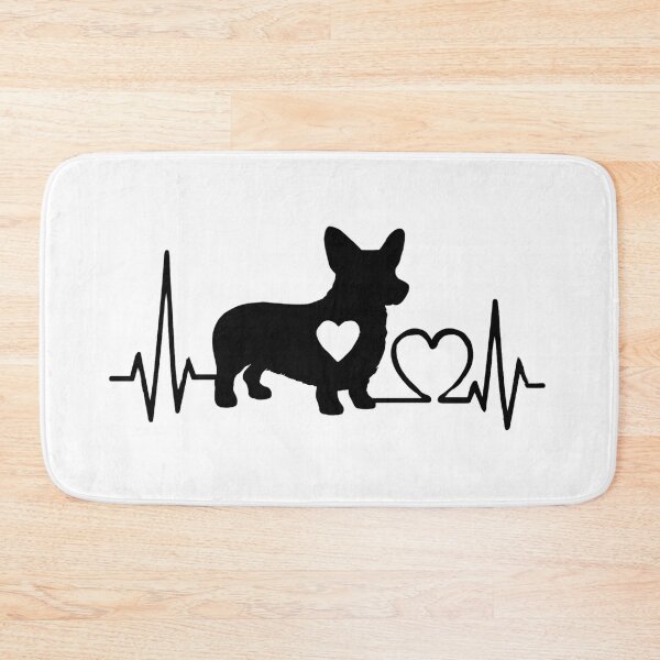Item preview, Welsh Corgi Cardigan EKG Line Minimalist Silhouette – Dog Lover Design designed and sold by GoodyPaws.