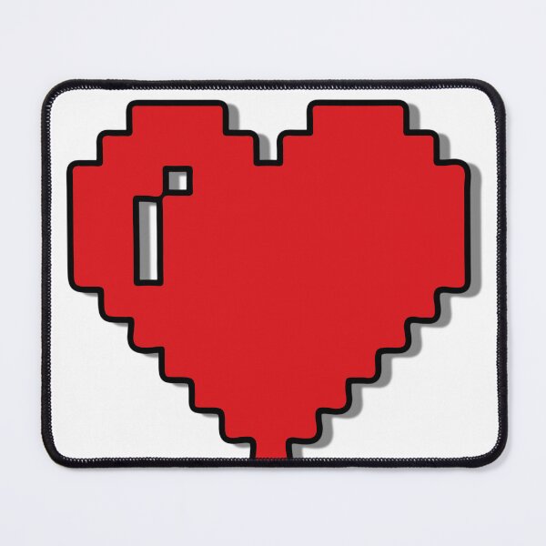 Item preview, Red Pixel Heart designed and sold by MySunshineDesigns.