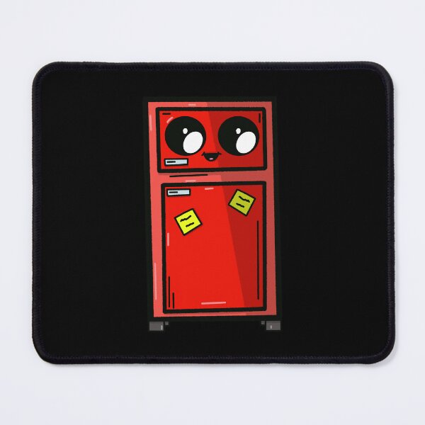 Item preview, CARTOON RED FRIDGE STICKER designed and sold by TheCartoonChaos.