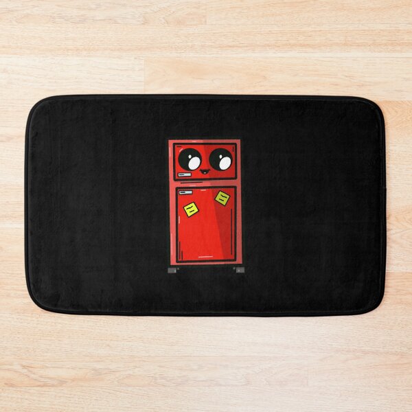 Item preview, CARTOON RED FRIDGE STICKER designed and sold by TheCartoonChaos.