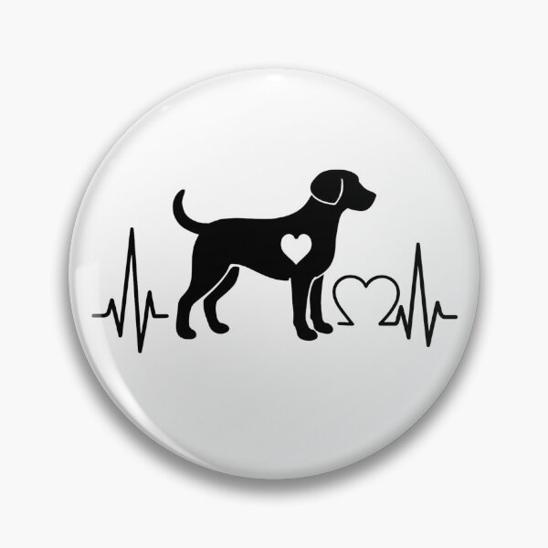 Item preview, Austrian Pinscher EKG Line Minimalist Silhouette – Dog Lover Design designed and sold by GoodyPaws.