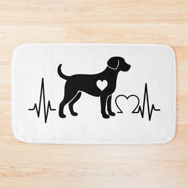 Item preview, Austrian Pinscher EKG Line Minimalist Silhouette – Dog Lover Design designed and sold by GoodyPaws.