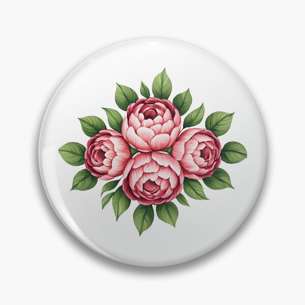 Item preview, INTRICATE DESIGN OF PINK PEONY ROSES designed and sold by WendyMaree.