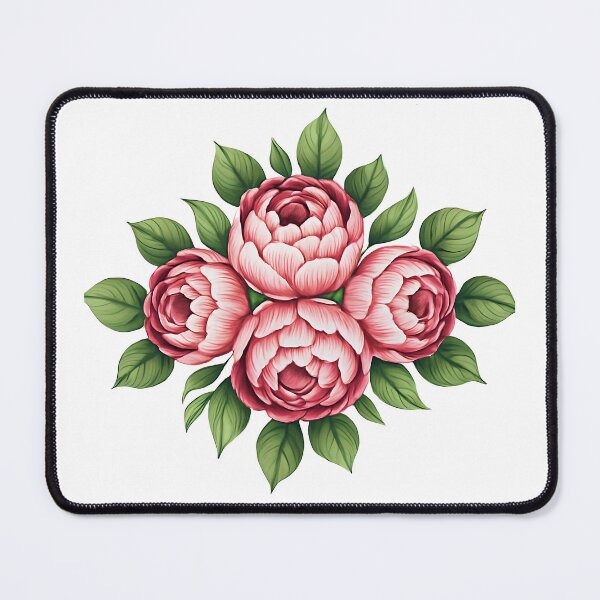 Item preview, INTRICATE DESIGN OF PINK PEONY ROSES designed and sold by WendyMaree.