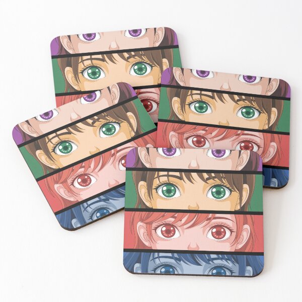 Artikelvorschau, Farbblock-Anime-Augen entworfen und verkauft von SignumShop.