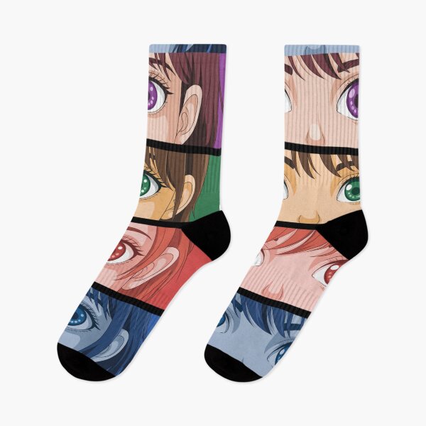 Artikelvorschau, Farbblock-Anime-Augen entworfen und verkauft von SignumShop.