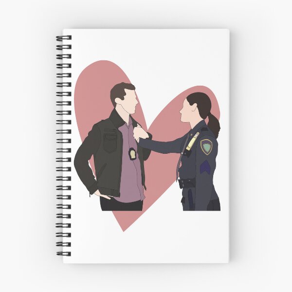Item preview, Brooklyn nine nine - Jake Peralta and Amy Santiago  designed and sold by Bingeartstudio.