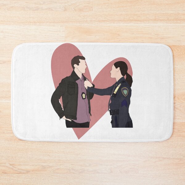 Item preview, Brooklyn nine nine - Jake Peralta and Amy Santiago  designed and sold by Bingeartstudio.