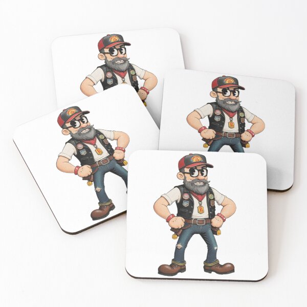 Artikelvorschau, Biker-Toon entworfen und verkauft von Designs by Me.