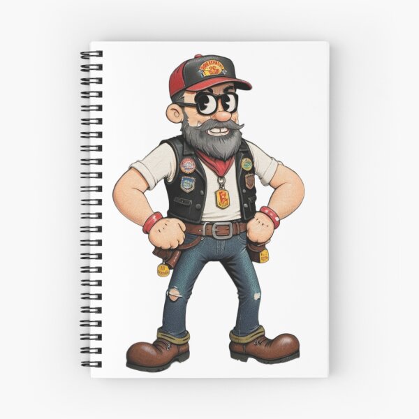 Item preview, Dibujo animado de motociclistas designed and sold by Designs by Me.