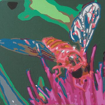 Artwork thumbnail, Insect and Flower by artistDanJ