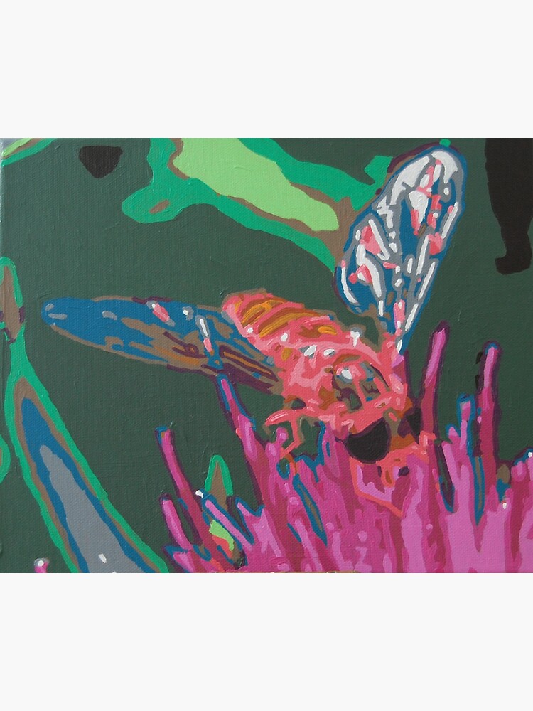 Thumbnail 3 of 3, Sticker, Insect and Flower designed and sold by artistDanJ.