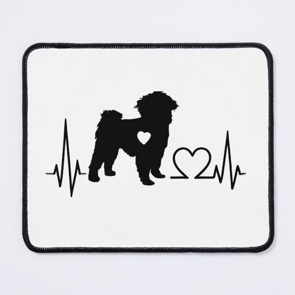 Item preview, Affenpinscher EKG Line Minimalist Silhouette – Dog Lover Design designed and sold by GoodyPaws.