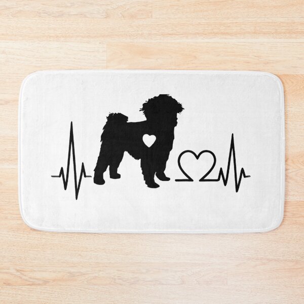 Item preview, Affenpinscher EKG Line Minimalist Silhouette – Dog Lover Design designed and sold by GoodyPaws.