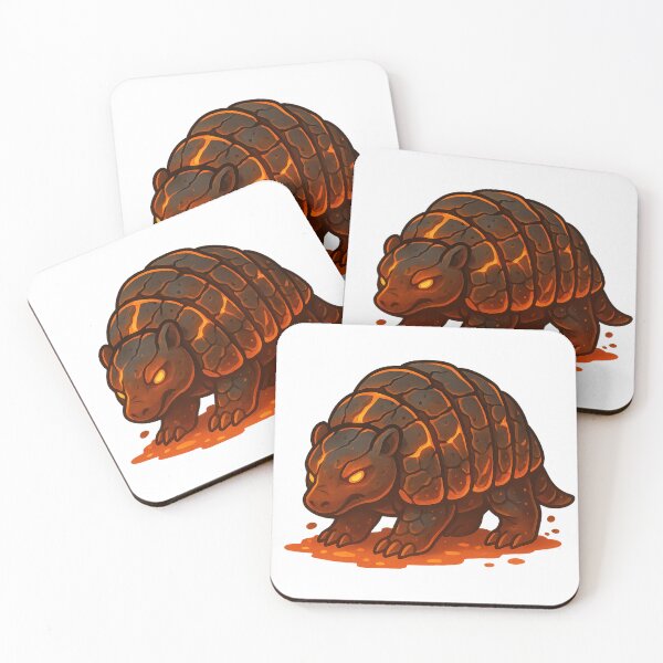 Item preview, Molten Armadillo – Lava Elemental Beast designed and sold by ElementalBeast1.
