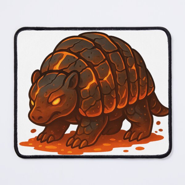 Item preview, Molten Armadillo – Lava Elemental Beast designed and sold by ElementalBeast1.
