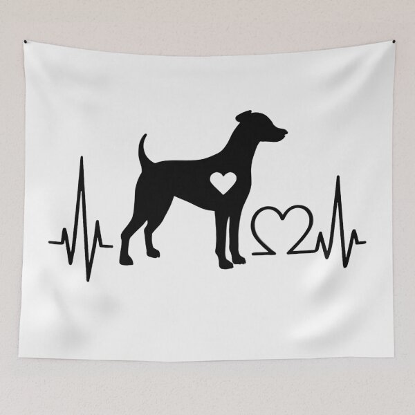 Item preview, Danish-Swedish Farmdog EKG Line Minimalist Silhouette – Dog Lover Design designed and sold by GoodyPaws.