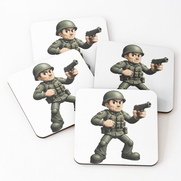 Item preview, Green Army Man cartoon designed and sold by Designs by Me.