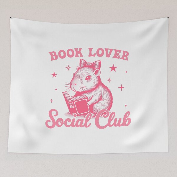 Item preview, Book Lovers' Social Club: Capibara Lector designed and sold by Polarisofficial.