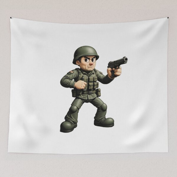 Item preview, Green Army Man cartoon designed and sold by Designs by Me.
