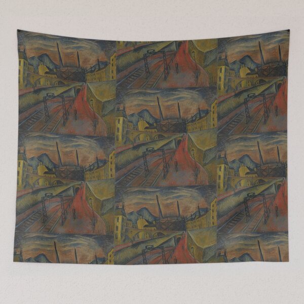 Item preview, Urban landscape with Tracks and Stacs Cross designed and sold by Ichneumon-art.