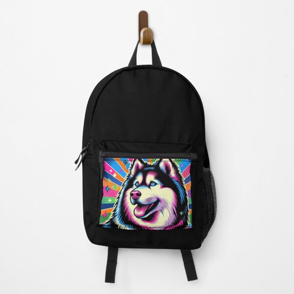 Item preview, Colorful cute husky dog designed and sold by Dogandesighn.