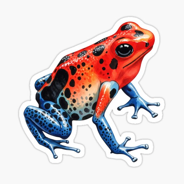 Item preview, Strawberry poison dart frog designed and sold by 4rtistcDrift.